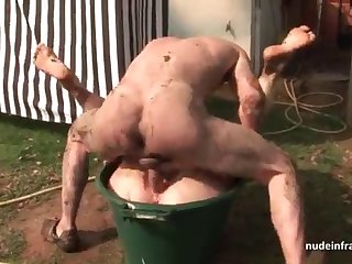 Skinny Amateur Brunette Anal Pounded N Jizzed Outdoor In A Dirty French Farm Hd