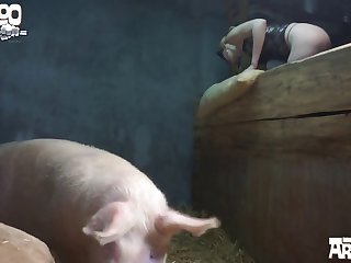 Them To Grasp His Head She Pulled His Long Nose In Tight Against