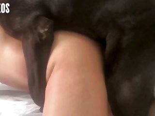 She Turned Her Head To Get Dog’s Tongue Out Of Her Mouth